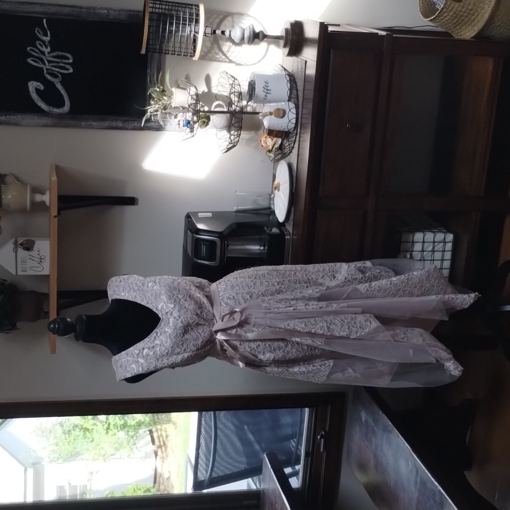 Tailored candalite womens gown